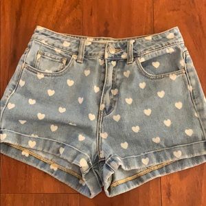 High rise mom shorts